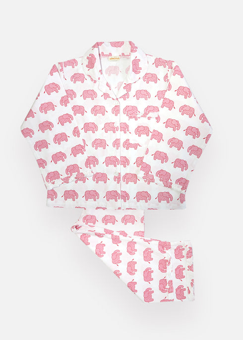 Kids Pajama Set Hathi March